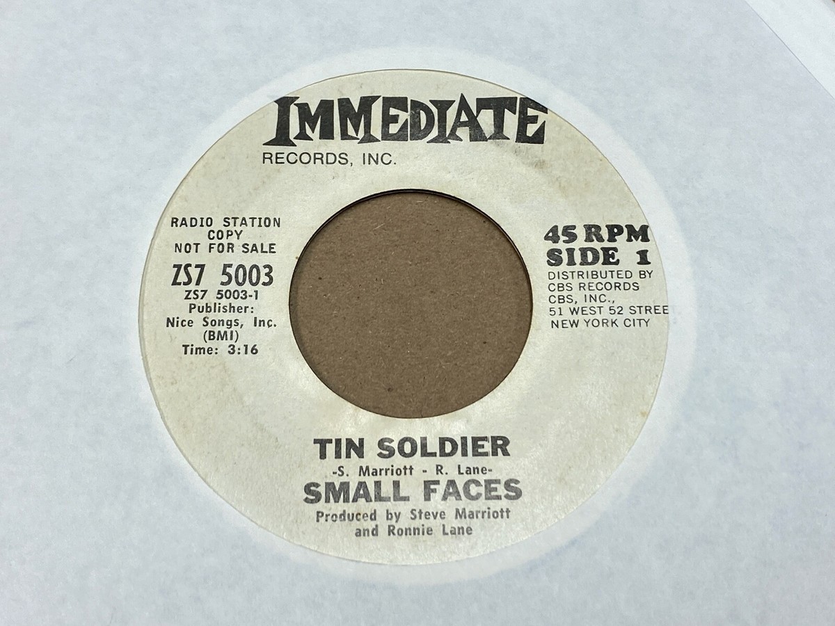 英7” Small Faces Tin Soldier / I Feel Much Better IM062 IMMEDIATE /00080 SMALL FACES: tin soldier / i feel much better Immediate 7