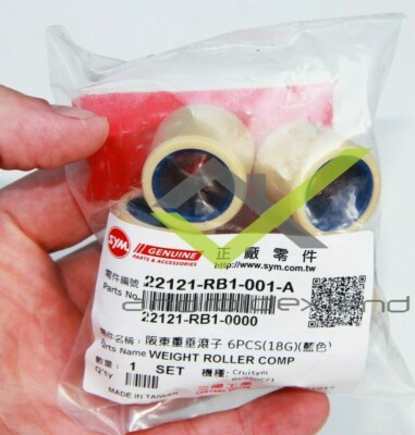 SYM VOYAGER(GTS)250/RV250/270 (GTS/JOYMAX 300i EVO) CVT ROLLER WEIGHTS