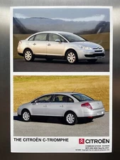 Original Citroen C-Triomphe Large Format Press Photo