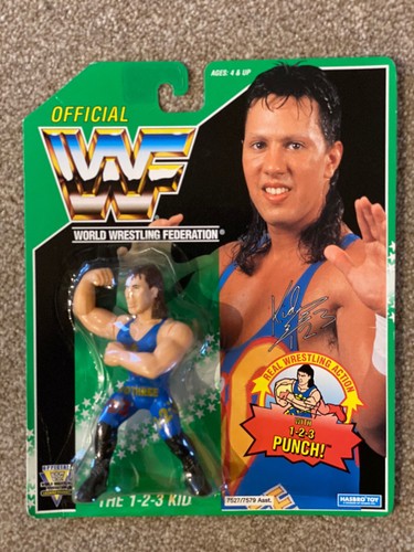 WWF/WWE 1 2 3 KID HASBRO MOC green Series...