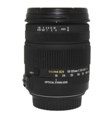 Sigma 18-125mm f/3.5-5.6 DC Nikon Fit Lens | eBay