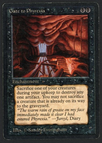 ***Gate to Phyrexia*** MTG Antiquities Magic Kid Icarus