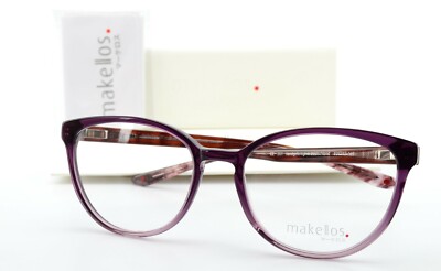 MAKELLOS POTSDAM Brille ME5047 Ginza Acetate Violet Brown Clear Tones 50-17 140