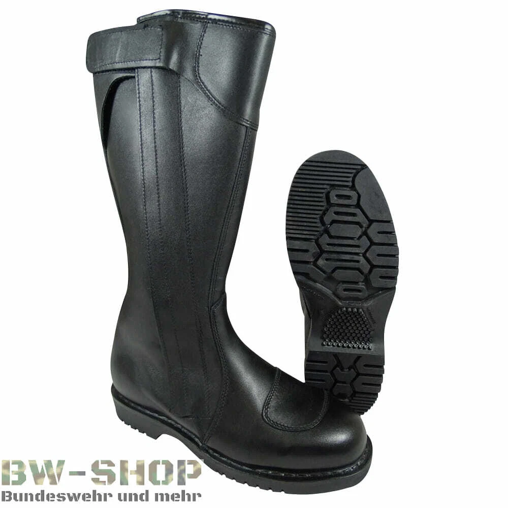 ORIGINAL BUNDESWEHR FIELD HUNTER ESCORT BOOTS NEW BW MOTORCYCLE BOOTS LEATHER | eBay