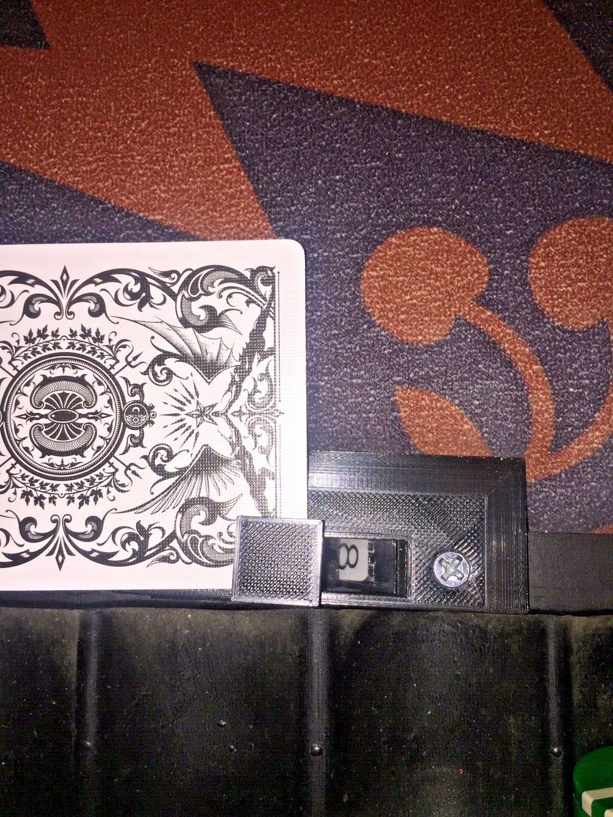 Blackjack hole card peeker table equipment for casino parties, dealing