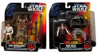 2 Pc Star Wars Deluxe Luke Skywalker & Han Solo Action Figures Kenner 1996