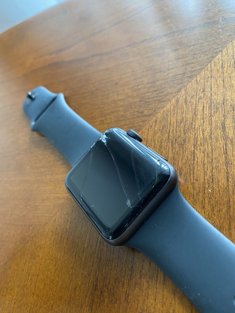Apple Watch Series 3 42mm Space Gray Aluminium Case with Gray Sport Band (GPS) - (MR362LL/A) for 