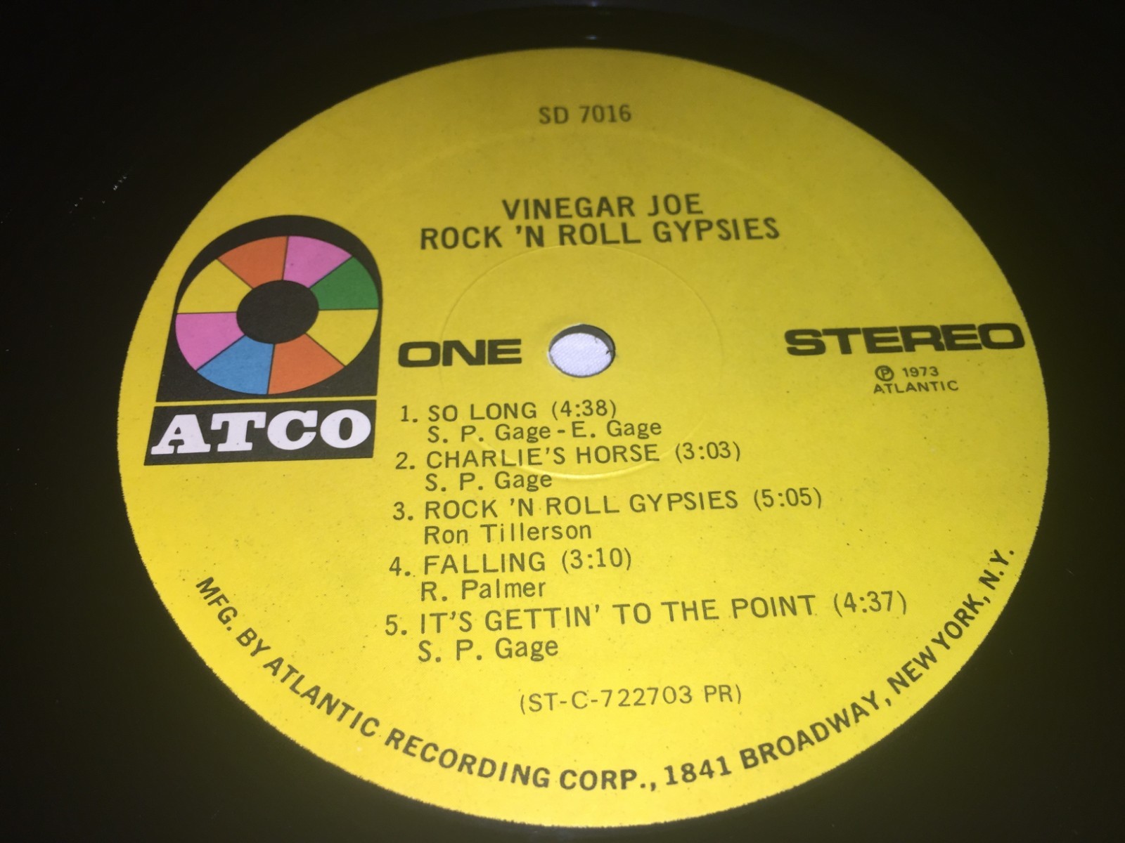 VINEGAR JOE ROCK 'N ROLL GYPSIES 1973 ATCO RECORDS VINYL ROCK LP eBay