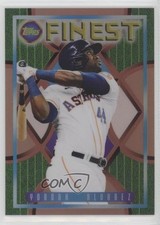 2022 Topps Finest Flashbacks Rose Gold Refractor 12/15 Yordan Alvarez #107 0m4q