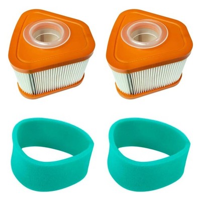 Direkter Ersatz 2× 595853 Rasenmäher Luftfilter Für Briggs & Stratton 123P02