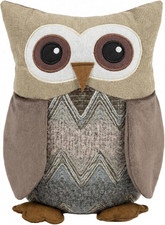 Fermaporta Gufo Decorativo in Tessuto – Fermo Porta Pesante Ca. 1,5 Kg – Accesso