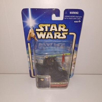 Hasbro Star Wars Attack Of The Clones LUMINARA UNDULI Jedi Master 3.75'' 2002