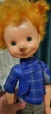 Soviet toy BURATINO Pinocchio, plastic doll, USSR 54cm 1970s