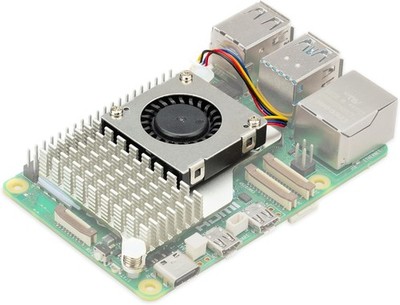 Temperature-Controlled Active Fan & Heatsink for Raspberry Pi 5 - Easy Install