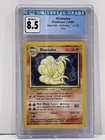 Pokémon TCG Ninetales Holo Unlimited Rare Card Base Set 12/102 8.5 CGC NM