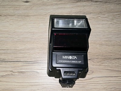 Minolta Program 2800 AF Blitz Aufsteckblitz Blitzgerät Blitzlicht Sony