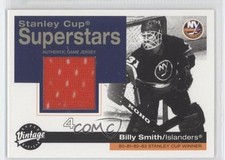 2001-02 Upper Deck Vintage Stanley Cup Superstars Billy Smith #SC-BS HOF 0a8