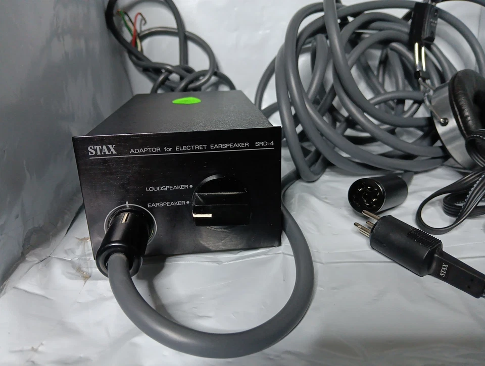 ADAPTADOR STAX VINTAGE PARA ALTAVOZ ELECTRET SRD-4 CON AURICULARES Foto 2 de 4
