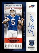 2013 Panini Contenders #136a Dustin Hopkins 4 Stars in helmet logo box