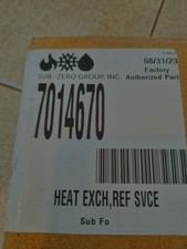 7014670 OEM SUB-ZERO Heat Exchanger