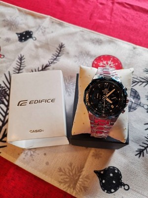 Casio Edifice EFR 539D 1A2V Herren-Chronograph   Edelstahl, Sportlich-Elegant