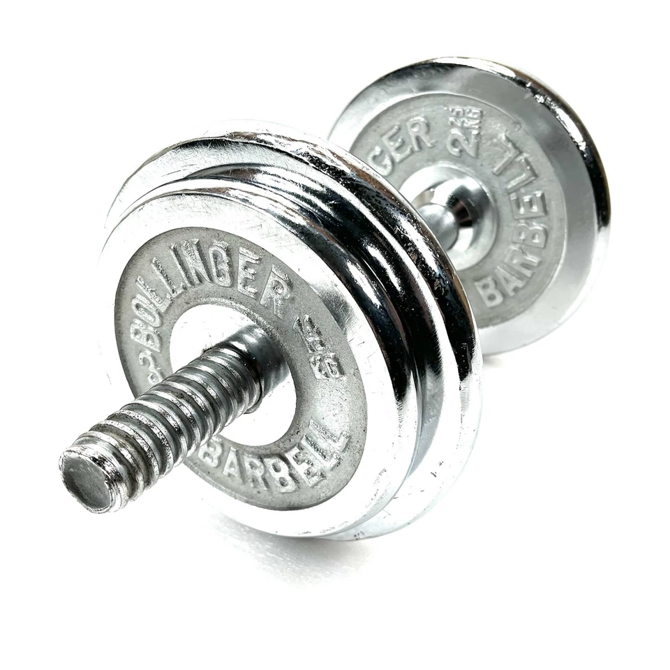 Bollinger Barbell Threaded Weight Plates Chrome 16 Lbs 2-5lbs 2-3lbs Spin-On - Image 4 of 4