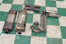 99-04 F150 Lightning 5.4L Motor Dual Muffler Bassani Side Exit Exhaust System OE