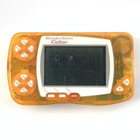 BANDAI Wonderswan Color Crystal Orange Console WSC-001 From Japan As Is 9109 UT