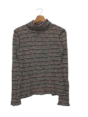 RICK CARDONA Feinstrickpullover Damen Pullover Gr. DE 38 schwarz-pink-weiß