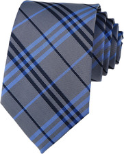 Men'S Gingham Check Stripe Ties Pattern Business Formal Designer Neckties 3.15"