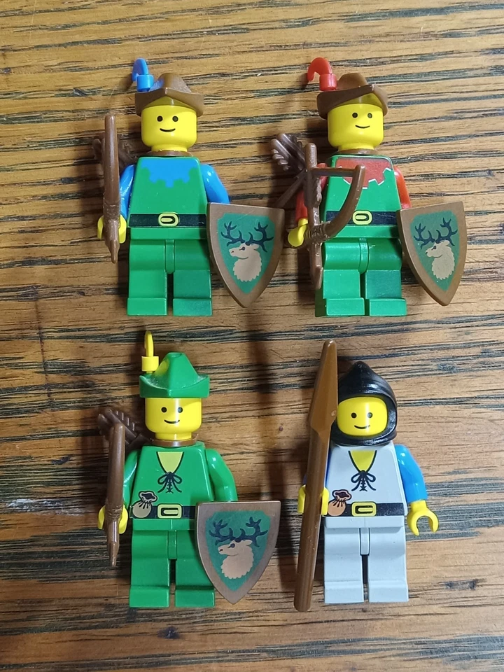 Lego Castle Forestmen 6071 Forestwoman Plume Knights Robin Hood Minifigure Lot - Image 3 of 4