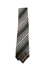 Kenneth Cole Reaction Men's 100% Silk Neck Tie Blues/Silver 57 in..RN 121148