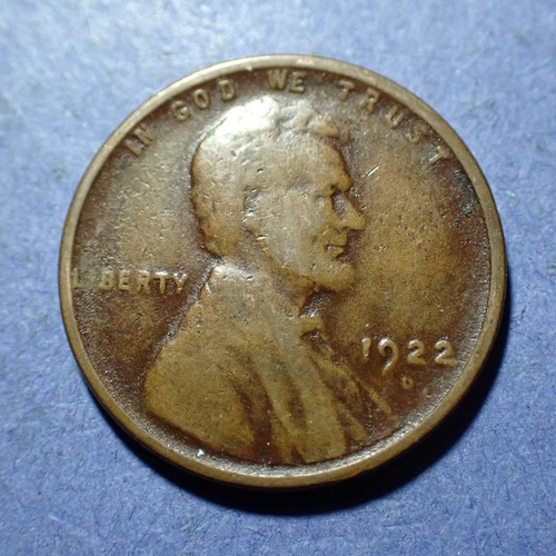 1922-D Lincoln Cent  VG/F