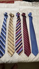 Lot of 5 Men  s Silk or Polyester Ties Various Brands  See Photos . Lot 1