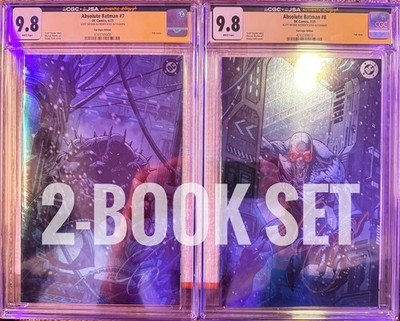 Absolute Batman #7 + 8 Danny Earls Fan Expo Set CGC x JSA 9.8 Scott Snyder Sig