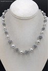 New ListingMichael Dawkins Sterling Silver Ball Link Necklace