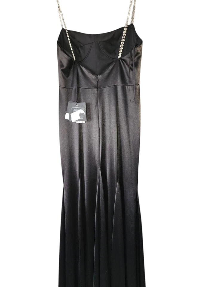 $398 Mac Dugal 黑色连衣裙,尺寸 6,舞会,礼服 — 第 4/4 张图片