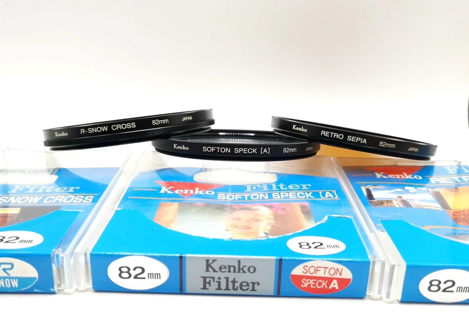 🎦👀✨MINT✨ Kenko 82mm Flter Sotton & Snow Cross & Retro Sepia From JAPAN - Image 2 of 4
