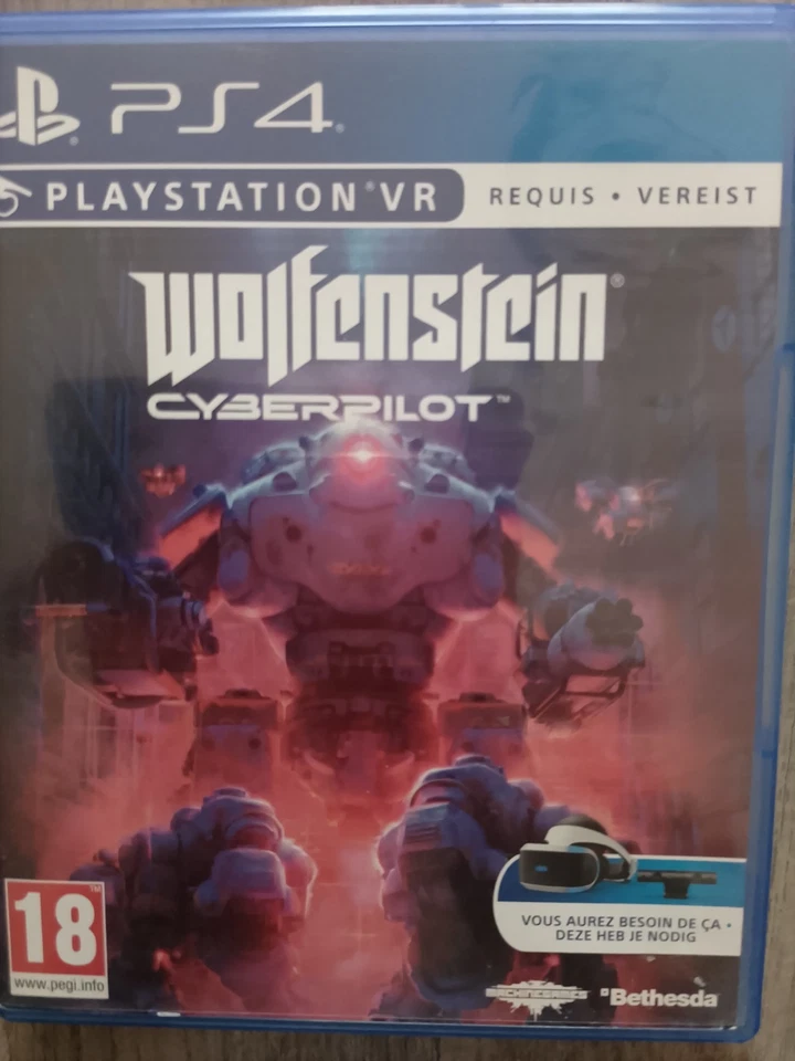 WOLFENSTEIN CYBERPILOT PS4 VR COMME NEUF, photo 1 sur 2
