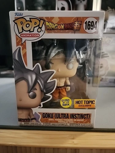 Funko Pop! Vinyl: Dragon Ball Goku (Ultra Instinct) Glow in the Dark #1694