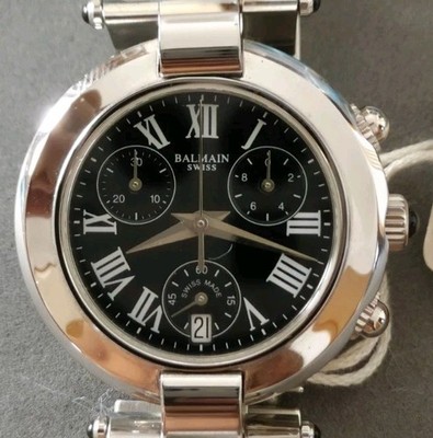 Pierre Balmain Swiss 5811 Quarz Chronograph Uhr NOS NEU