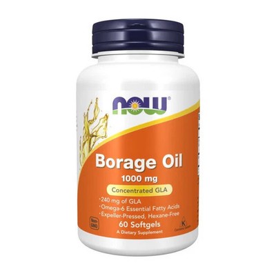 Borage Oil 60 Softgels 1000 mg by Now Foods