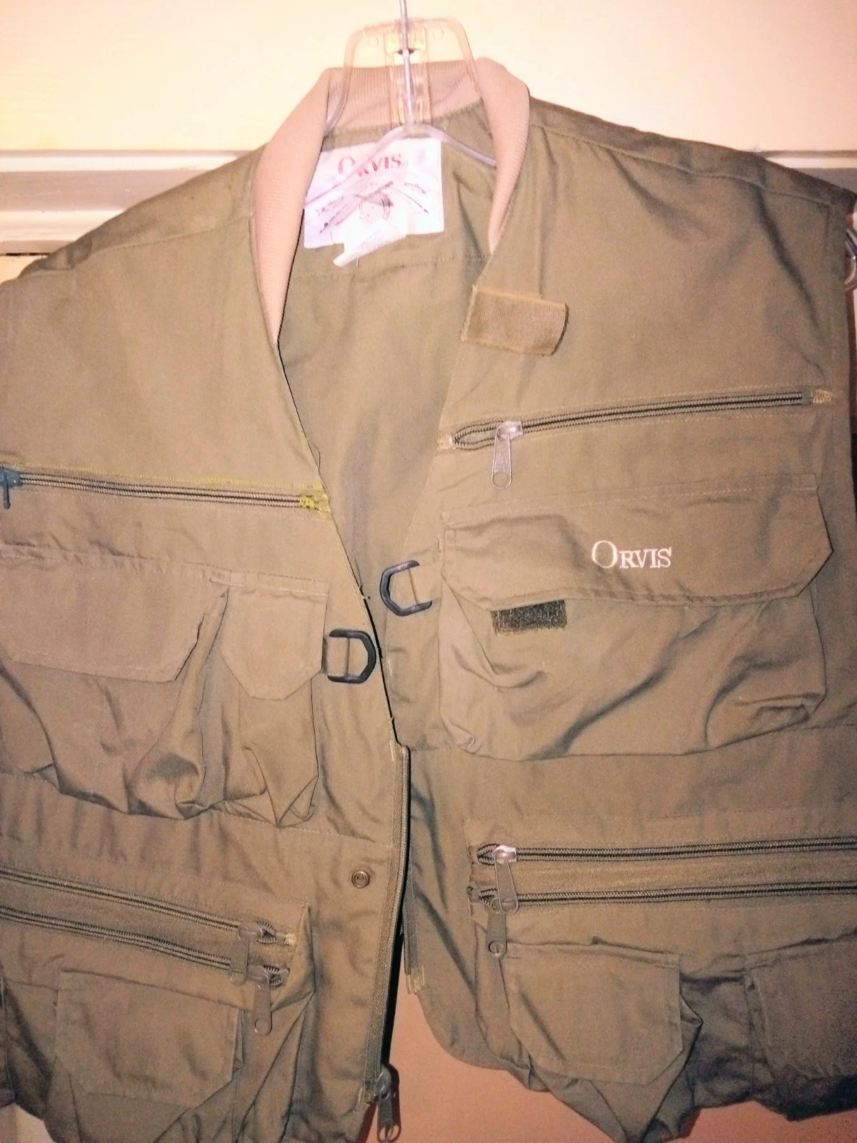 Vintage Orvis Fly Fishing Vest Size M #74239