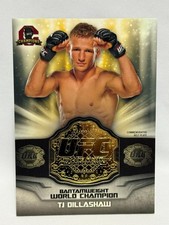 2014 Topps UFC Champions TJ Dillashaw Champions Single Belt Relic CB-13