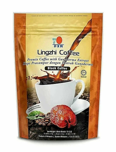 DXN Lingzhi Black Coffee Ganoderma Reishi Instant Classic Cafe ( 6 PACK ) - Picture 2 of 10