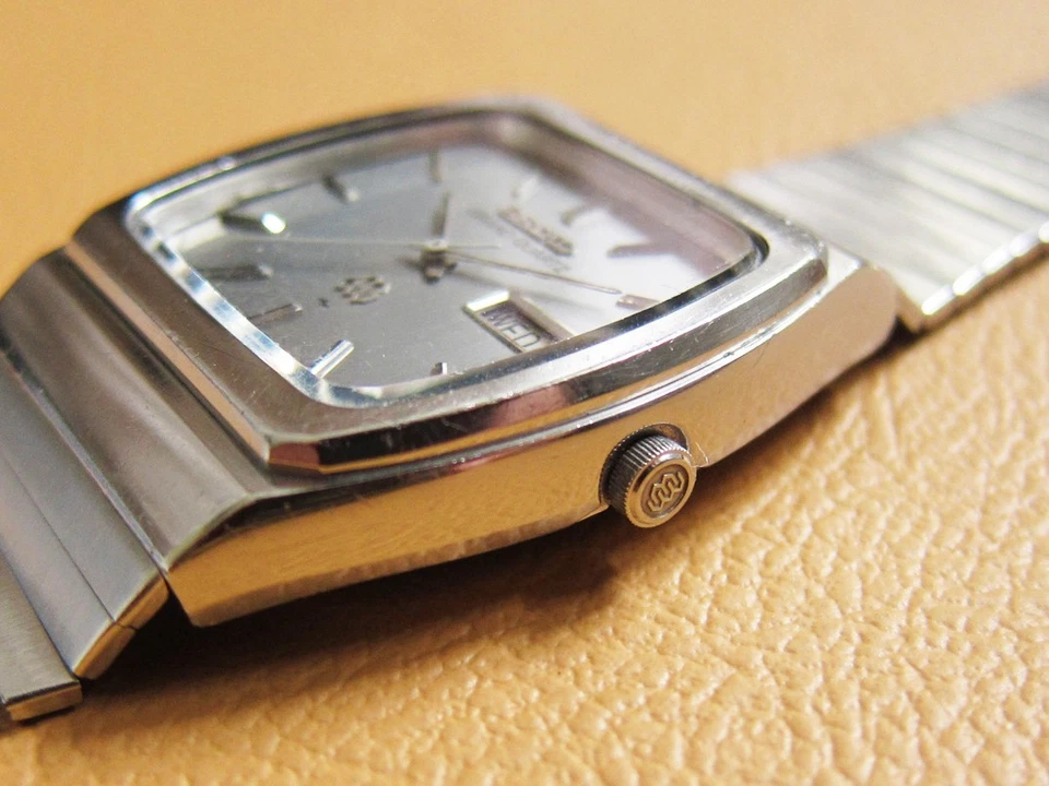 Reloj SEIKO Grand Quartz 9256-5000 Vintage Cuarzo S.S con Esfera Plateada (JAPÓN) Foto 4 de 4