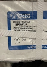 System Sensor Selectable-Output Speaker Strobe L-Series SPSWLA-E NIB Wh 19948-24