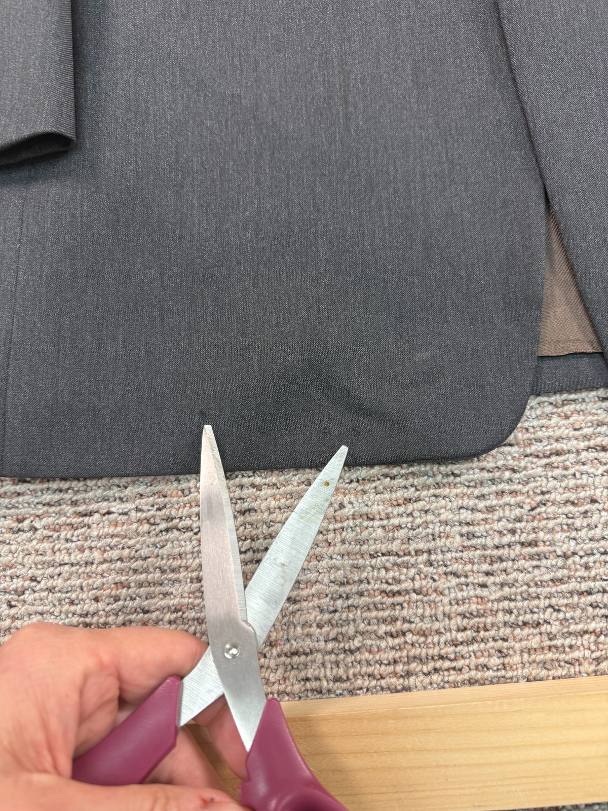 VTG Burberry London Blazer Mens 42L Burberry Blue 2000s Preppy 3 Btn Some Flaws thumbnail 13