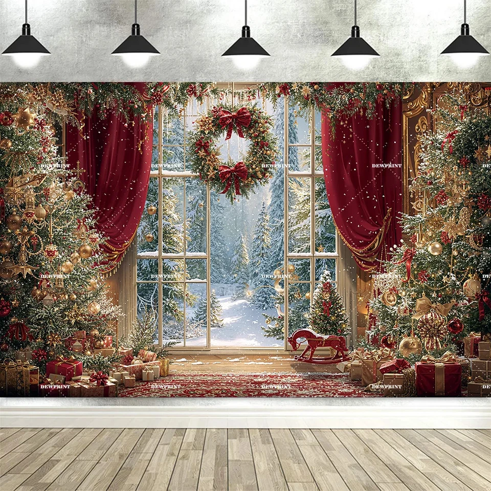 Weihnachten Zuckerstangen Banner Hintergrund Winter Deko Party Foto Hintergrund - Bild 4 von 4