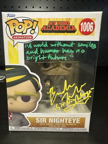 Funko Pop! My Hero Academia Sir Nighteye Figure #1006 Signed